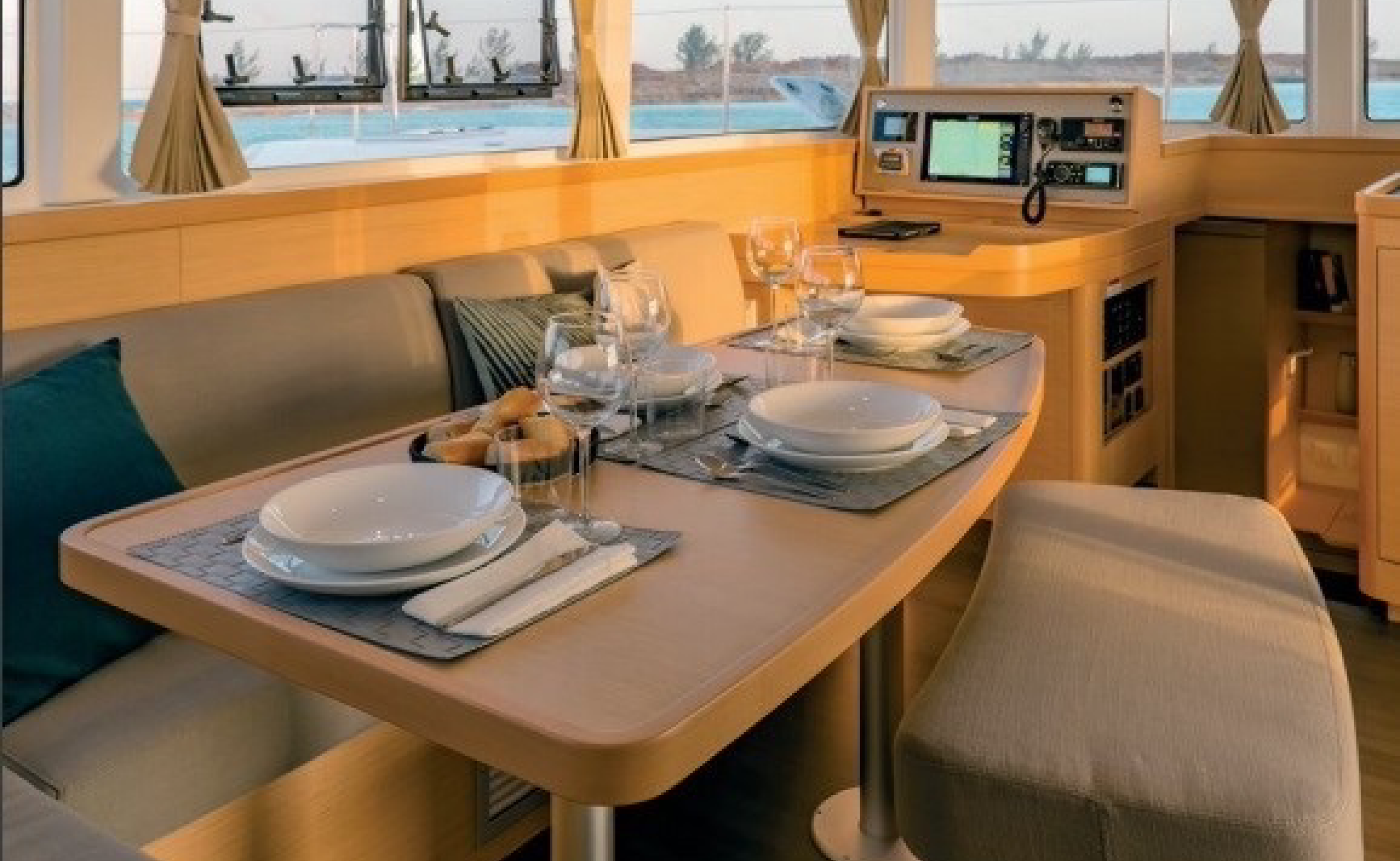 Catamaran Interior