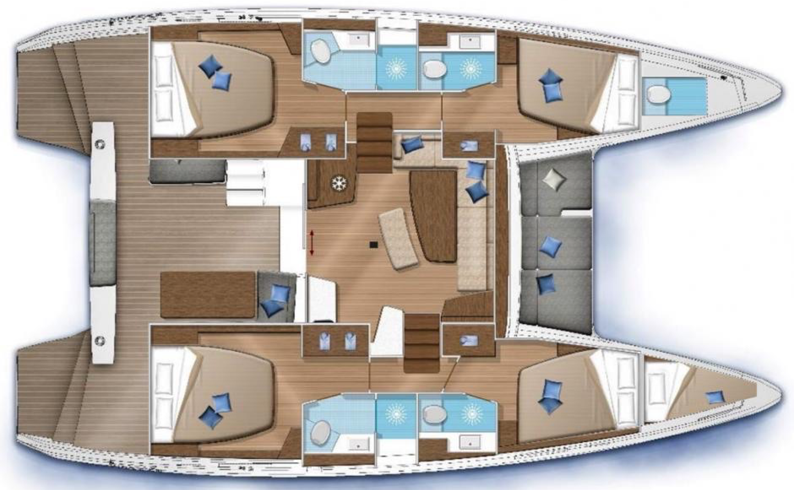 Catamaran Floorplan