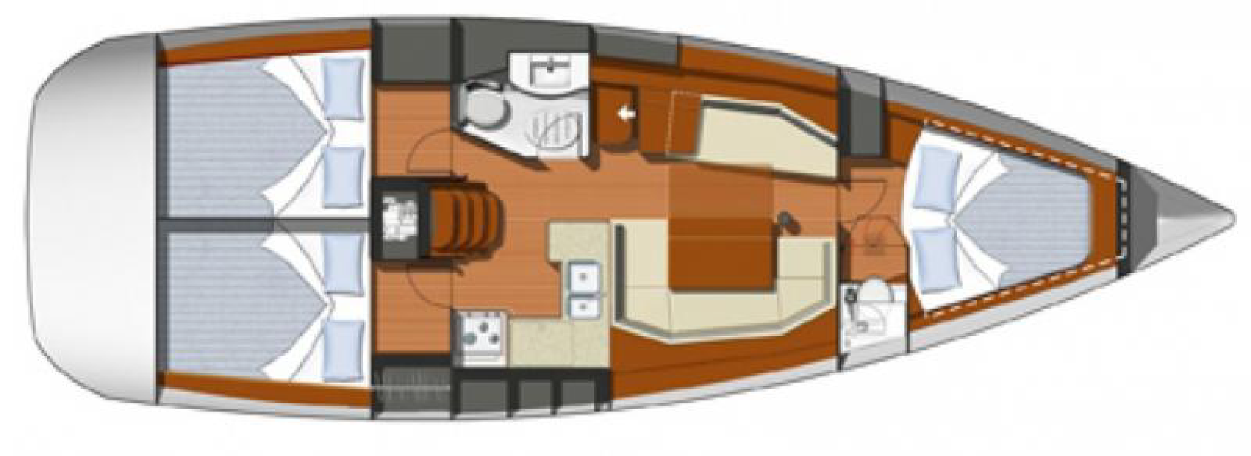 Monohull Floorplan